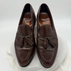 Allen Edmonds Brown Leather Tassel Loafers
